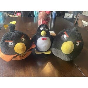 Stuffed Animal/plush Angry birds and Squeaker from Toy Story plush lot